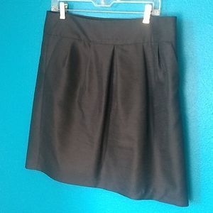 French connection, black silk skirt. Large